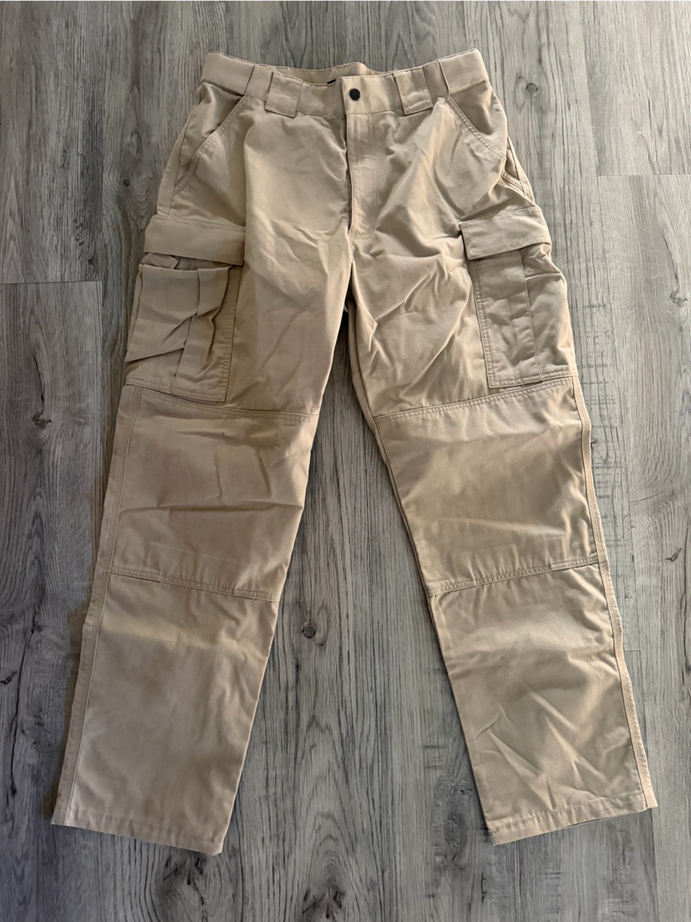 5.11 Tactical Men's Tan Cargo Pants - Utility Pocket Design